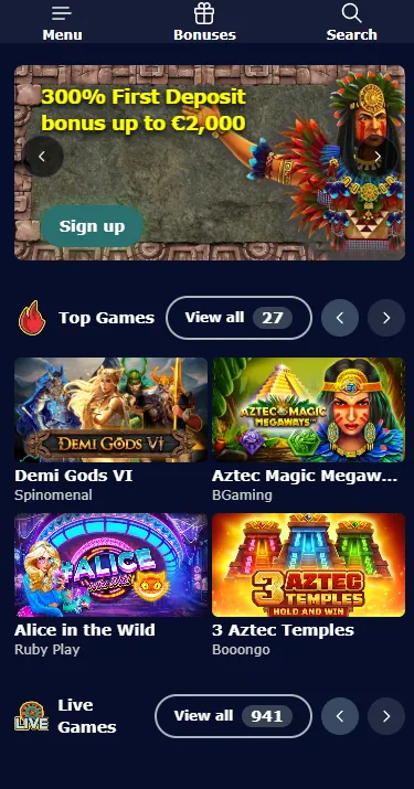AztecParadise Casino
